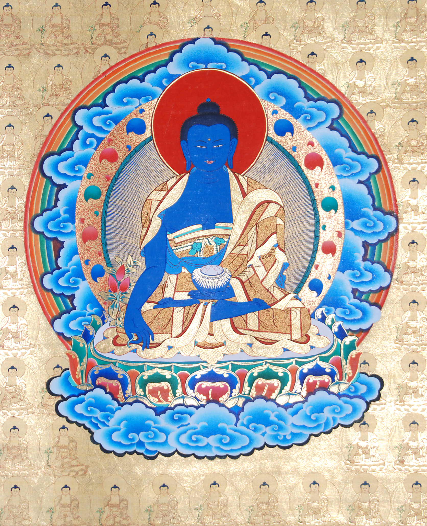 Medicine Buddha Thangkha